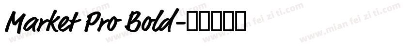 Market Pro Bold字体转换